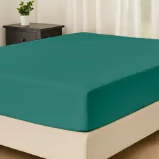 Lençol Super King c/ Elástico na Volta Toda Percal Flex 400  Fios Toque Macio
