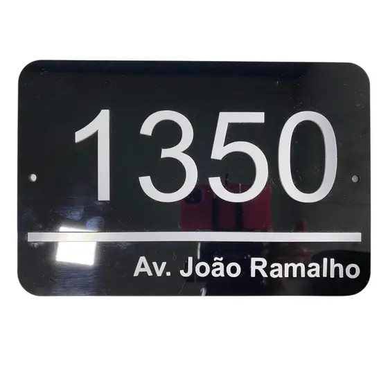 Placa Residencial Personalizada 20X30