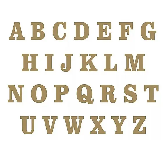 10 Letras Mdf 12cm Altura Promoção