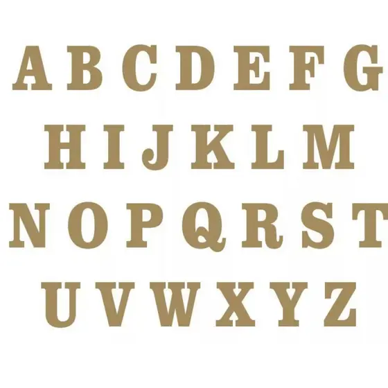 12 Letras Mdf 12cm Altura Promoção