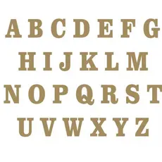 12 Letras Mdf 12cm Altura Promoção