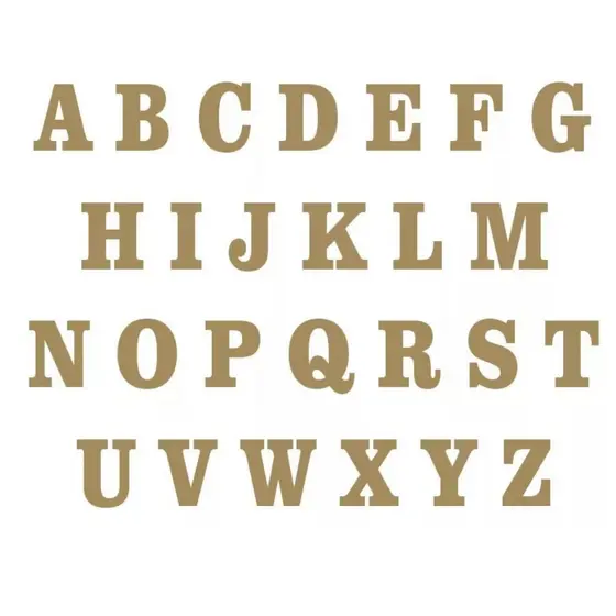 13 Letras Mdf Cru 15cm Altura Promoção