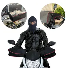 Luva polaina protetor de guidão moto universal impermeavel para frio modelo feminino
