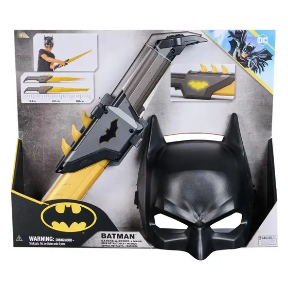 Espada Batman Retratil C/ Mascara Manopla - Sunny 4021