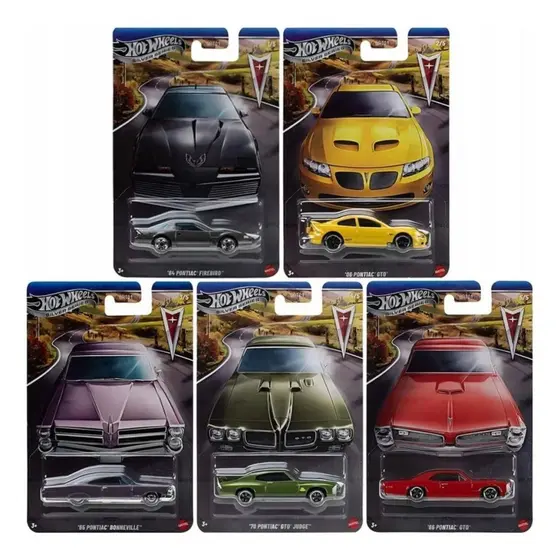 Kit Hot Wheels Set Pontiac Silver Series Gtr01