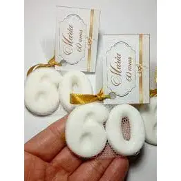 kit com 40 sabonetinhos 2 numeros cada kit