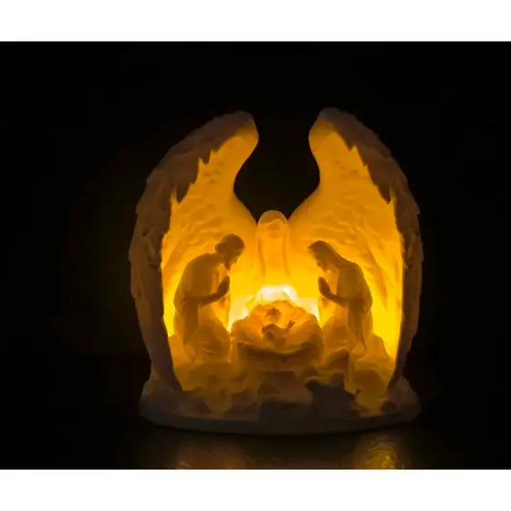 Presépio que ilumina Lindo presépio impresso em impressora 3D!!