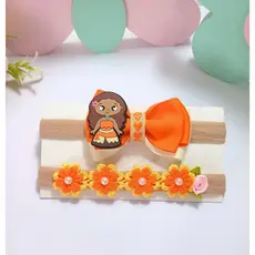 Laços de Cabelo Infantil Faixa de Cabelo Bebê Tiara de Cabelo Infantil Menina Kit 2 Peças