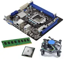 Kit 1155 Placa mãe + Core i3 , i5 ou i7 + 4 ou 8gb + Cooler - Várias marcas