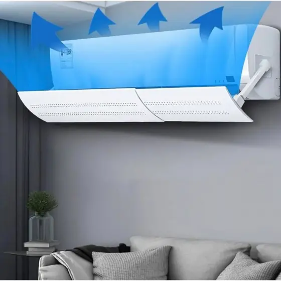Defletor Para Ar Condicionado Split 60cm A 103cm Ajustável