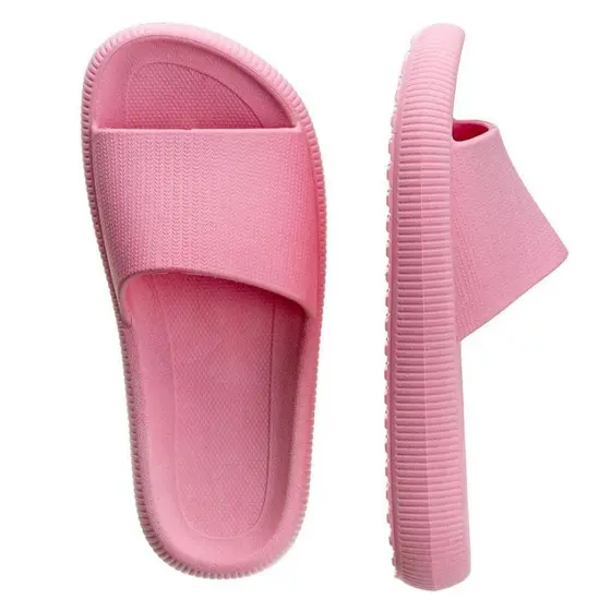 Chinelo Slide Nuvem Flexível Moderno Original Rosa