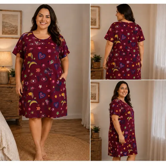 Camisola   Conforto – Estampas Variadas