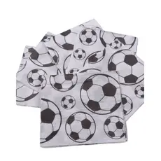 100 Guardanapo Festa Futebol 20x21cm Guardanapos de Papel Aniversário Futebol Decoração Festa Menino Bola Gol Futebol