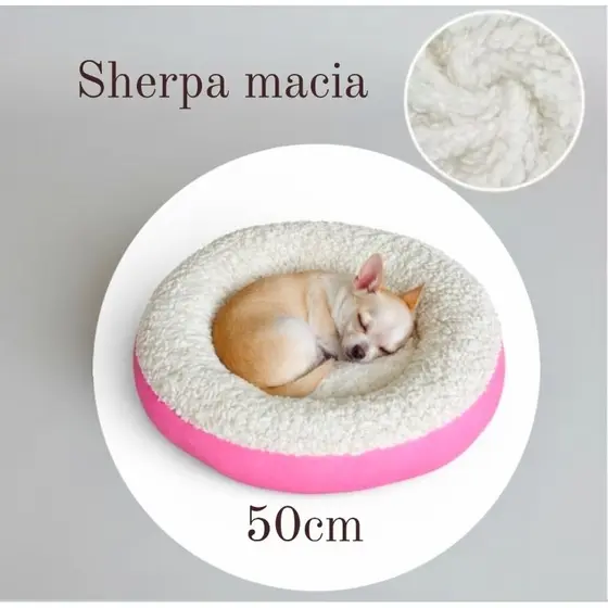 Caminha de pet sherpa macia