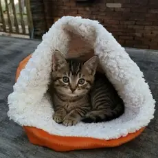 saco de dormir para Gatos  –  Aconchegante em Sherpa anti stress