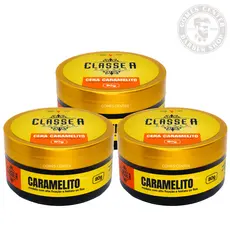 Kit 1x à 3x Pomadas Cera Caramelito 80g cada Classe A - Modela Com Alta Fixação Hidrata os Fios FOXI
