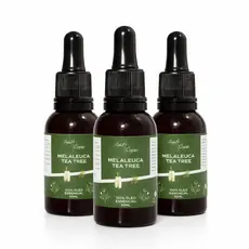 Óleo Essencial De Melaleuca 100% Puro 30ml Contra Micose Acne