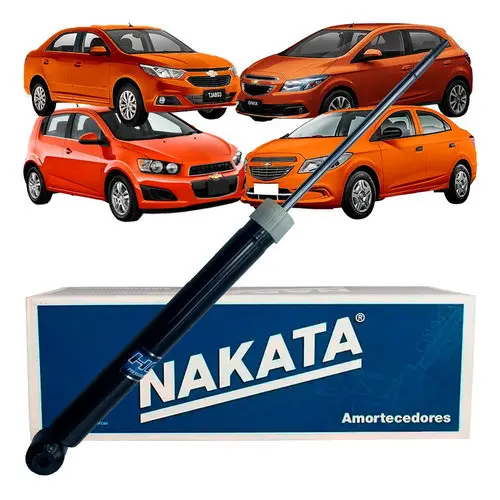 Amortecedor Traseiro Nakata Onix Prisma Cobalt Sonic 1.0 /1.4 / 1.6/ 1.8 2012 2013 2014 2015 A 2020