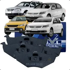 Pastilha Freio Dianteiro Original Sly Gol Saveiro Voyage 2008 2009 2010 2011 2012