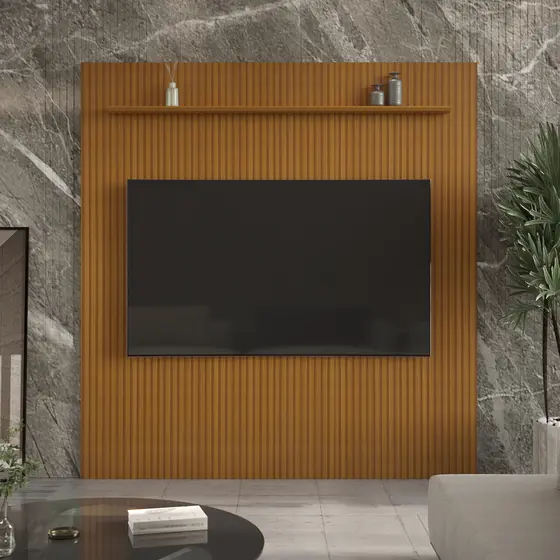 Painel Ripado 3D para TV Até 75 Polegadas Print 225cm