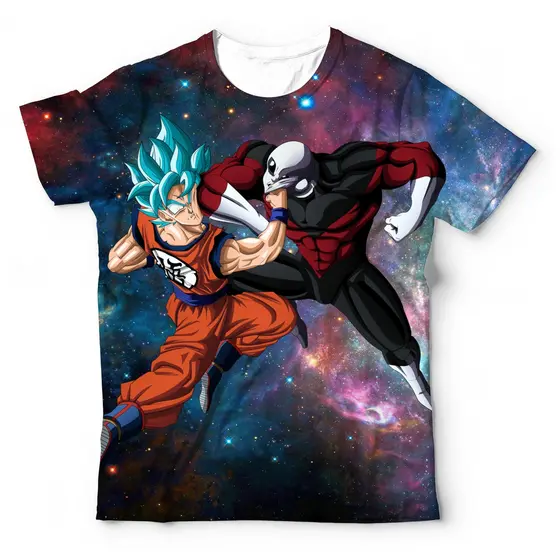 Camiseta Anime Dragon Ball Super Goku vs Jiren