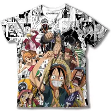 Camiseta camisa Blusa anime One Piece Monkey D Luffy Anime Mangá