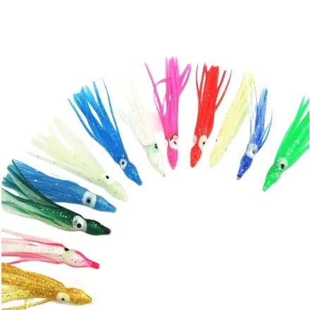 Isca Artificial Lula Em Silicone 5cm Para Pesca