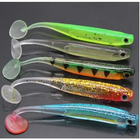 ISCA ARTIFICIAL PEIXE REALISTA COM CAUDA EM T COM 9CM E 5 GRAMAS - 1 UNIDADE