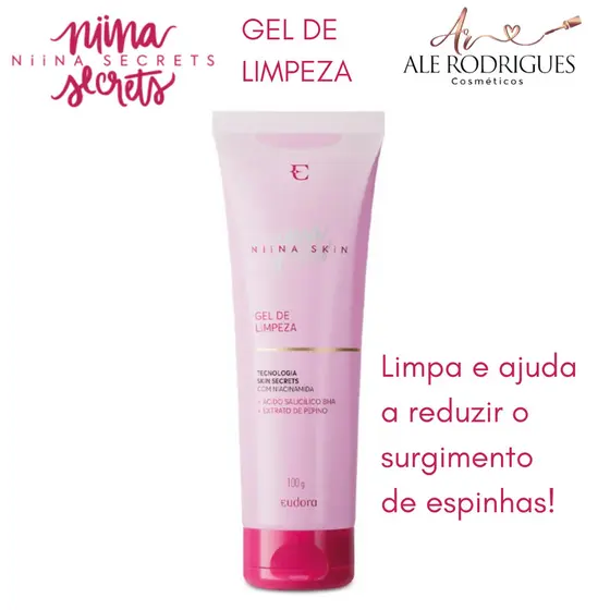 Gel de Limpeza Eudora Niina Secrets 100g