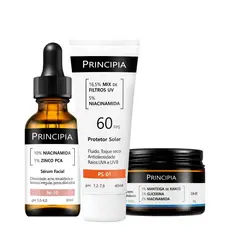 Principia Kit Uniformiza, Hidrata e Protege - FPS 60 Todo Tipo de Pele Dia/Noite