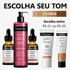 Principia Kit Anti-Manchas Peles Sensíveis c/ GL-03 + Sérum Niacinamida NC-10 + Sérum Mandélico AM-10 + Protetor Solar