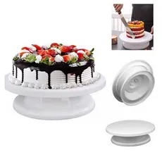 Base Giratória Bailarina 28 Cm Confeitar Bolo Torta Fácil