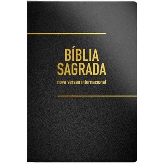 Bíblia Sagrada NVI Letra ExtraGigante Semi Luxo - Preta