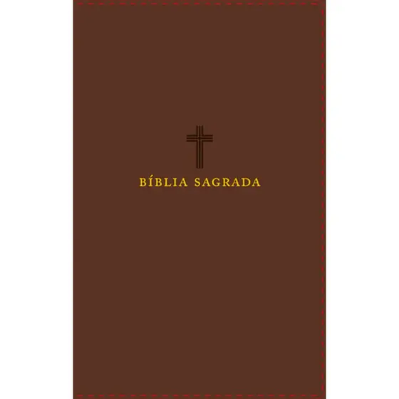 Bíblia Sagrada NVI | Letra Normal | ÍNDICE | Palavras de Jesus em Vermelho | Couro Soft | Marrom