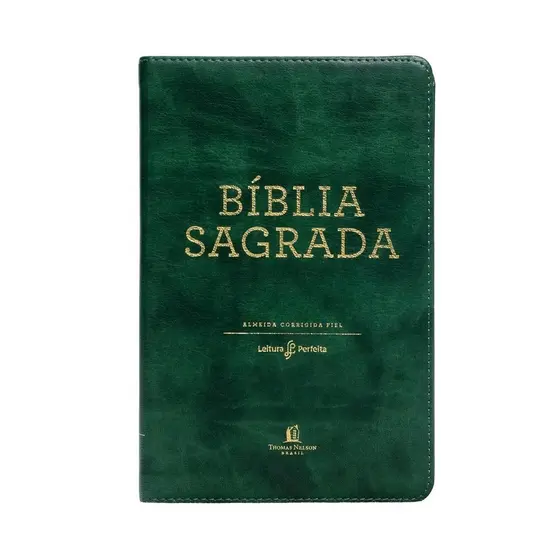 Bíblia Sagrada ACF | Letra Normal | Leitura Perfeita | Couro Soft | Verde