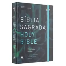 Bíblia Sagrada NBV e NIV Holy Biblie | Bilíngue | Português e Inglês | Capa Dura Creation