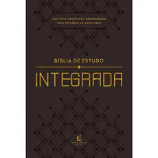 Bíblia De Estudo Integrada | NVI | Letra Normal | Couro Soft | Marrom