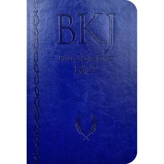 Bíblia Sagrada King James 1611 Ampliada | Ultrafina | Letra Normal | Azul