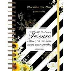 Meu Plano com Deus | Planner Permanente | Capa Dura Espiral | Tesouro