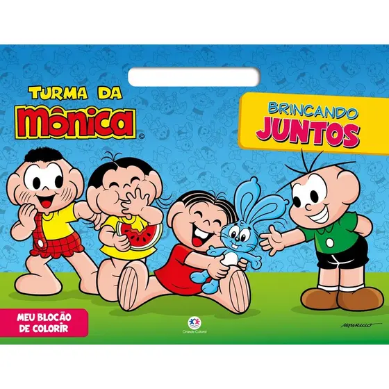 Turma da Mônica - Brincando juntos | Blocão de Colorir