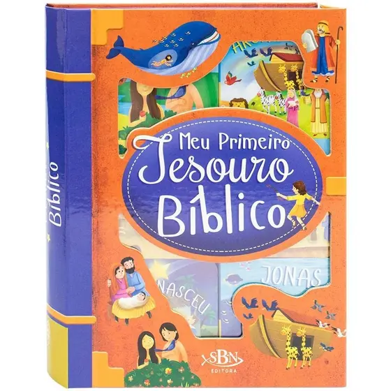 Box com 6 Unidades | Meu Primeiro Tesouro Bíblico | Livro Cartonado