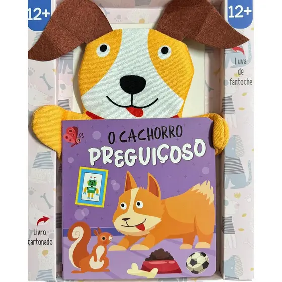Livro Fantoche - O Cachorro Preguiçoso