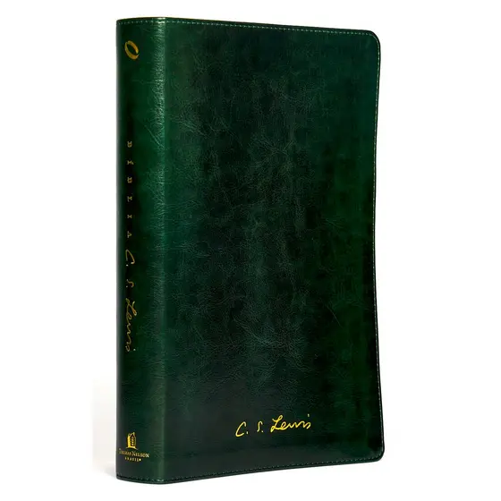 Bíblia C. S. Lewis | NAA | Leitura Perfeita | Letra Normal | Couro-Soft Verde