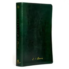 Bíblia C. S. Lewis | NAA | Leitura Perfeita | Letra Normal | Couro-Soft Verde