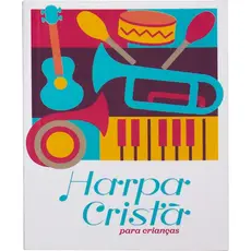 KIT COM 4 Harpa Cristã | Letra Normal | Tamanho pequeno | Capa Instrumentos para Crianças