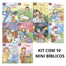 KIT com 10 Mini Bíblicos com Temas Variados | Sortidos | TODOLIVRO