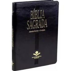Bíblia Sagrada Slim ARC | Letra Normal | Couro | Preta