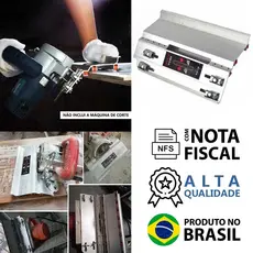 Gabarito Corte 45 Graus Chanfro Porcelanato  Pisos (Meia Esquadria) Serra Mármore Makita
