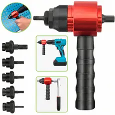 Rebitadeira Rebitador Adaptador Rebite Rosca Parafusadeira Furadeira ou Manual M3/M4/M5/M6/M8