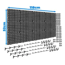 Painel De Ferramentas Organizador Plastico Ajustável 118x52